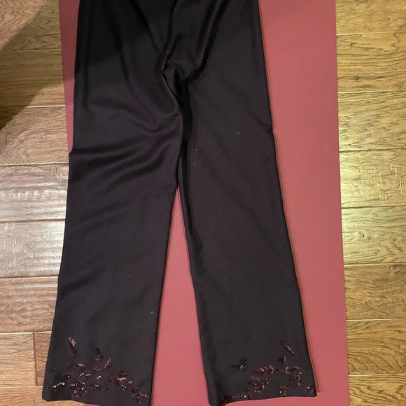 Valentino Wool Pants with Beaded Detail - Picture 7 of 10